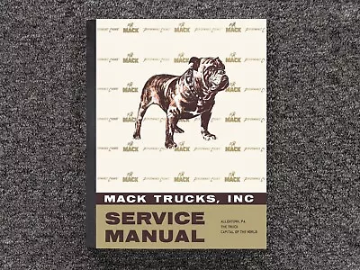 1975-1981 Mack R686 Truck Service Repair Manual Set 1976 1977 1978 1979 1980 • $304.75