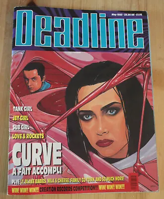 £8 • Buy Deadline #40 - May 1992 - Tank Girl Curve - V Good