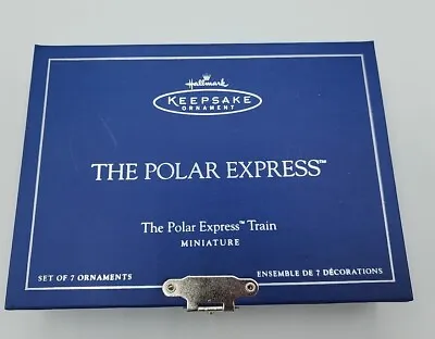 Polar Express Miniature Train 7 Ornament Set Hallmark Keepsake Nello Williams • $67.99