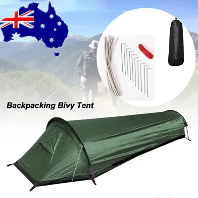 Waterproof Camping Tent Portable Ultralight Single Person Tent Backpacking Tent • $77.77