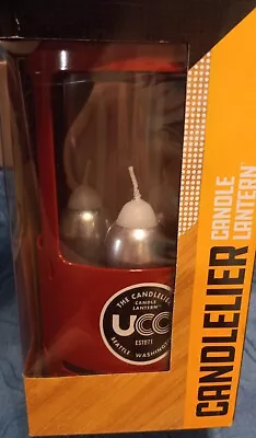 Uco Candlelier Aluminum Candle Lantern  ****red*** New • $45