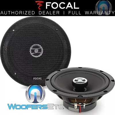 Focal Rcx-165 6.5  60w Rms 2-way Mylar Tweeters Auditor Coaxial Car Speakers New • $104.99