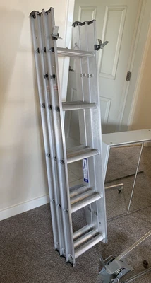 £39.99 • Buy ABRU Triple Extension Loft Ladders With Hatch Fittings And Pole