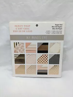 My Minds Eye Fancy That C'est Chic Paper Pad 6  X 6   • $14