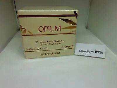 Yves Saint Laurent Opium Soap Refill Refills 150g X 2 Vintage Rare • £91.01