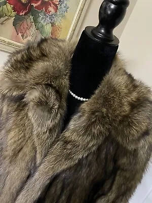 Vintage Genuine CANADIAN SABLE Mink Fur Coat Jacket Stroller STUNNING • $645