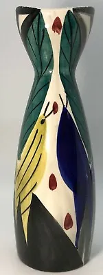 Vintage Inger Waage Ceramic Bird Vase Stavangerflint Norway MCM • $99.99