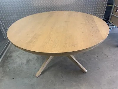 £1275 • Buy Neptune Henley Solid Oak Round Kitchen Dining Table 150cm RRP£2550