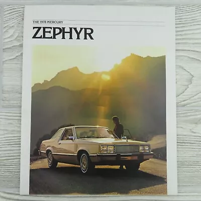 Mercury - Zephyr - 1978 - Brochure / Catalog - Dealership - Color - VTG • $12.75