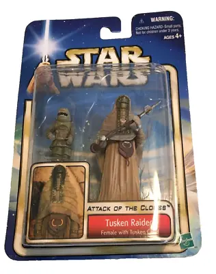 Female Tusken Raider Child  Attack Of The Clones 3.75  Star Wars Sealed Hasbro • £12.99