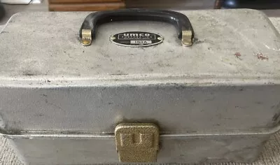 Vintage UMCO Fishing Tackle Box No. 103A Light Weight Aluminum Well Used • $19.99