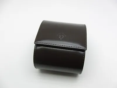 Patek Philippe Watch Box Case Travel Carry Case Dark Brown Leather Near Mint F/S • $97.99