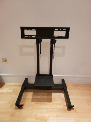£49.99 • Buy Mobile TV Monitor Stand Trolley Presentation Stand Cheap Cheapest Online Sale