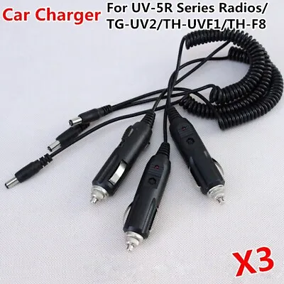 3PCS Car Charger Eliminator For BaoFeng 5R 5RA 5RB 5RC 5RE TG-UV2 TH-UVF1 TH-F8 • $13.99