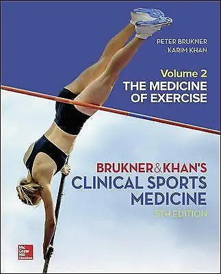 £68.01 • Buy CLINICAL SPORTS MEDICINE: THE MEDICINE OF EXERCISE 5E, VOL 2 By Peter...