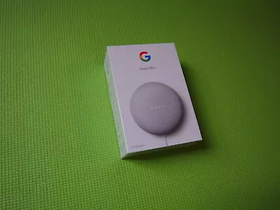 $66 • Buy Google Nest Mini 2nd Generation Smart Speaker Home Assistant - Chalk