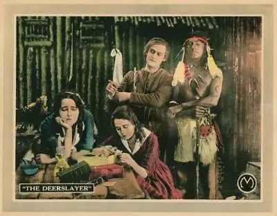 Deerslayer And Chingachgook Lobby Card Emil Mamelok Bela Lugosi Old Movie Photo • £5.58