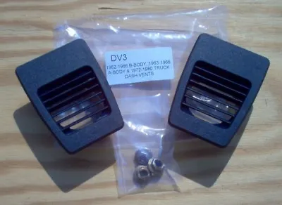 MOPAR Dash Defroster Vents 72-80 Dodge Truck 62-65 B Body 63-66 A Body DV3 • $49