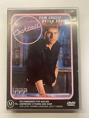 Cocktail (DVD 1988) Tom Cruise VGC Region 4  FREE TRACKED POSTAGE • £7.49