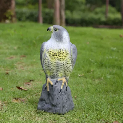 Falcon Pest Deterrent Garden Lawn Pond Bird Cat Scarer Decoy Decorative Hawk Uk • £10.99