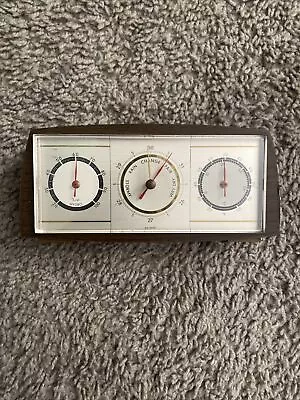 Vintage West Germany Barometer Thermometer Hygrometer Mid Century Modern • $39.99