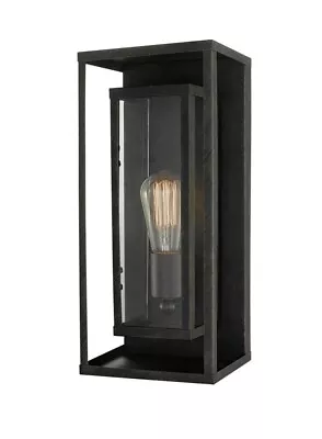 Montague 1-Light Bronze Outdoor Wall Lantern Sconce By Globe Electric • $35