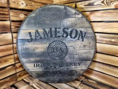 Reclaimed Oak Whiskey Beer Barrel Lids End Wall Decor Bar Pub Man Cave Display • £39.95