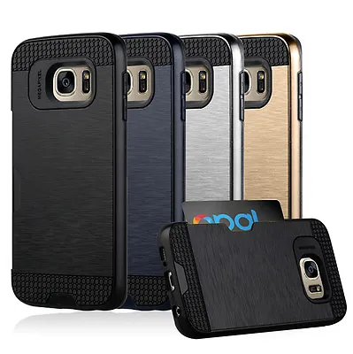 New Credit Card ShockProof Tough Case For Samsung Galaxy S6 S7 Edge S8 A5 Note 8 • $6.99