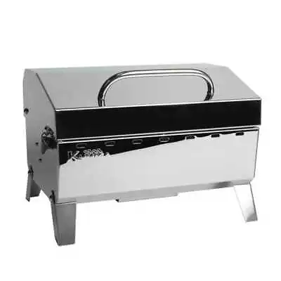 Kuuma Stow N Go 125 Barbecue Gas Grill 58140 Stainless Steel Marine Boat RV • $202.98