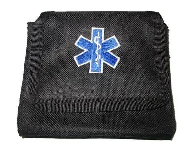 £6.99 • Buy Embroidered Star Of Life Belt Pouch (BLACK) For Ambulance Paramedic Medic EMT