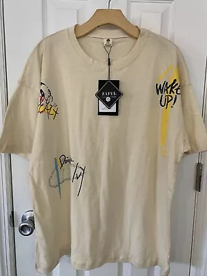 $19.99 • Buy Zaful FY Graphic Shirt Top T-shirt Size 2x NWT Unique Style / Graphics