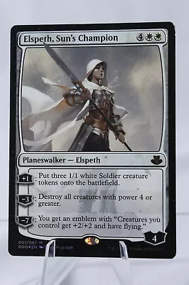 Elspeth Sun's Champion Planeswalker MTG Collectible Trading Card • $24.95