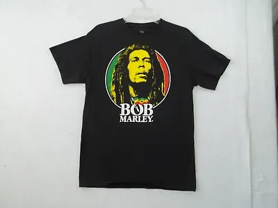 Bob Marley Mens Black Graphic T Shirt Size M By Zion Rootswear Rasta • $15.90