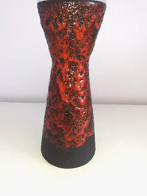 £45 • Buy Stunning West German Pottery , Fat Lava, Unusual Shape Vase - 26cm