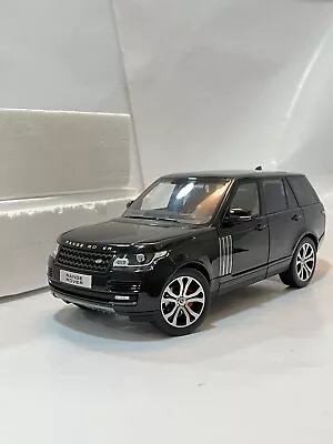 1:18 Scale LCD Land Rover Range Rover Black Diecast Model Car • $190