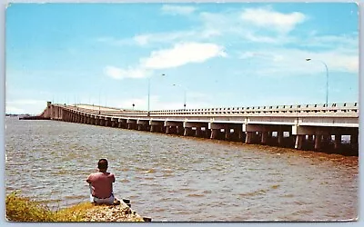 Postcard MS Biloxi Bay Bridge Mississippi Gulf Coast MS31 • $5.99