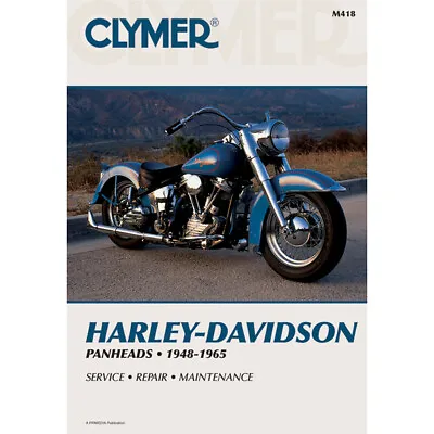 Clymer M418 Service Shop Repair Manual H-D Panheads 48-65 • $36.18