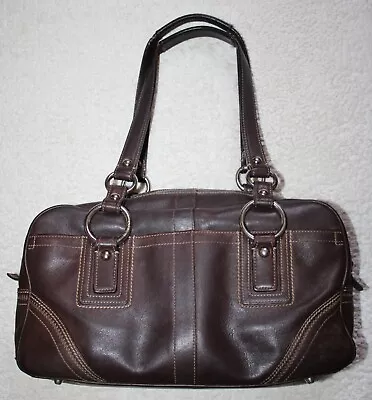 VINTAGE COACH Handbag Brown Leather • $48