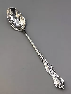 Warwick By International Sterling Silver Olive Spoon 7  Monogrammed R • $29