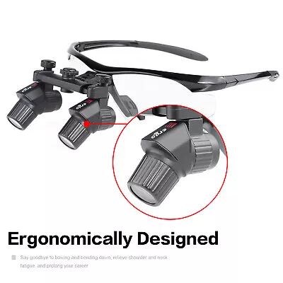 4.0X Ergonomic Dental Medical Binocular Loupes ENT Ergo Magnifying Glasses 450mm • $289.99
