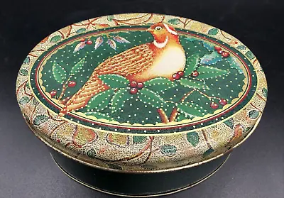 Vintage Partridge Collector Tin Oval #2205 Giftco Co. • $7.99