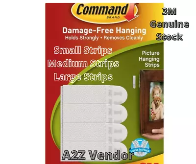 3M Command Strips Picture Frame Hanging Adhesive Stick On MEDIUM SMALL LARGE • $49.07