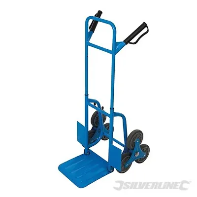 Stair Climbing Truck Trolley Cart Sack Barrow 120kg Silverline 736265 • £35.99