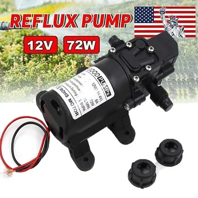 12V/24V Automatic Fresh Water Pressure Diaphragm Pump 130PSI For Boat/Marine/RV • $13.49