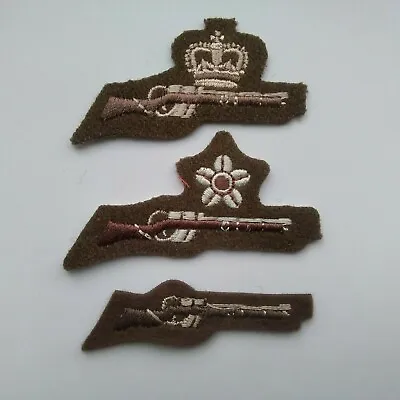 £4.99 • Buy Lot Of 3 Army Cadet Marksman Qualification Badges.