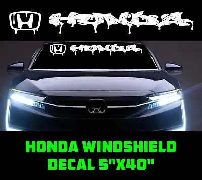 $12.99 • Buy Graffiti Custom CAR Windshield Decal Sticker Vinyl JDM Emblem Logo Sport Turbo