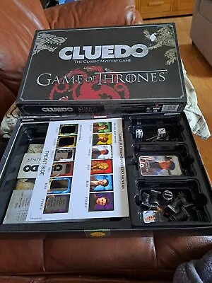 Game Of Thrones Cluedo Board Game Hasbro Complete • £4.99