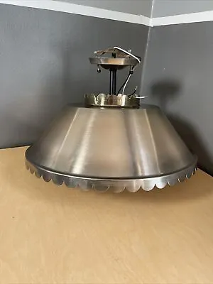 Vintage Starburst Atomic Saucer Space Age MCM Sunburst Ceiling Lamp Union Made • $229.95