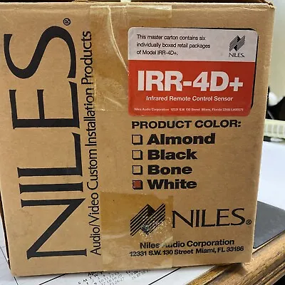 Niles Infrared Remote Control Sensor IRR-4D+ White Qty Of 6  • $90