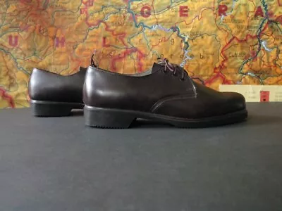 Sporthalbschuh Men's Shoe Leather Braun 70er True Vintage 70s Men's Shoes 42 NOS • $107.57